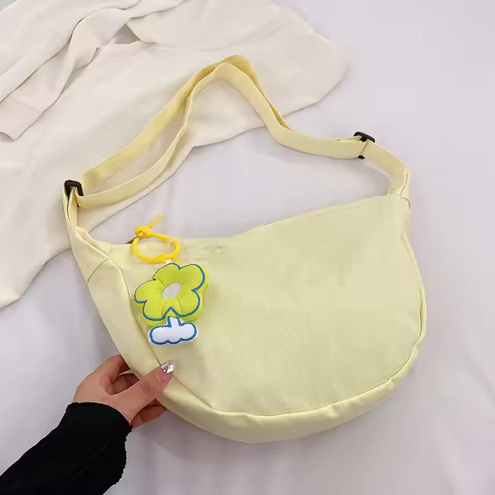 Everyday Chic Hobo Bag – Soft Fabric Shoulder Purse