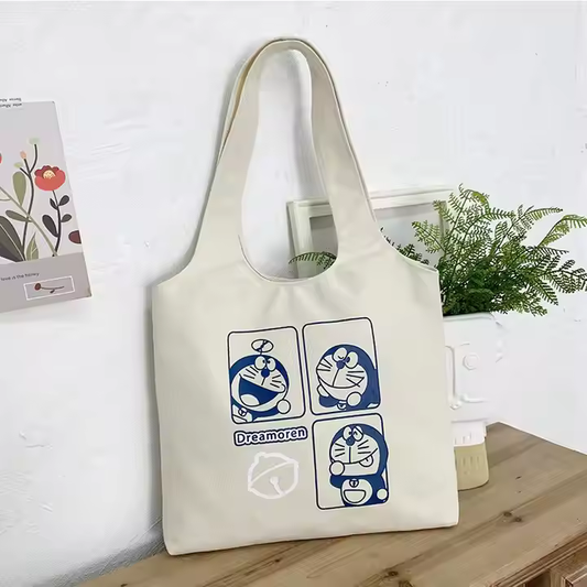 Reusable Women’s Canvas Tote – Eco-Friendly Oversized Shopping Bag