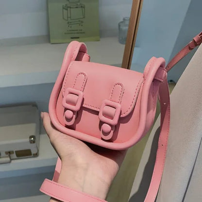 Mini Saddle Crossbody Bag – Elegant Structured Purse for Women